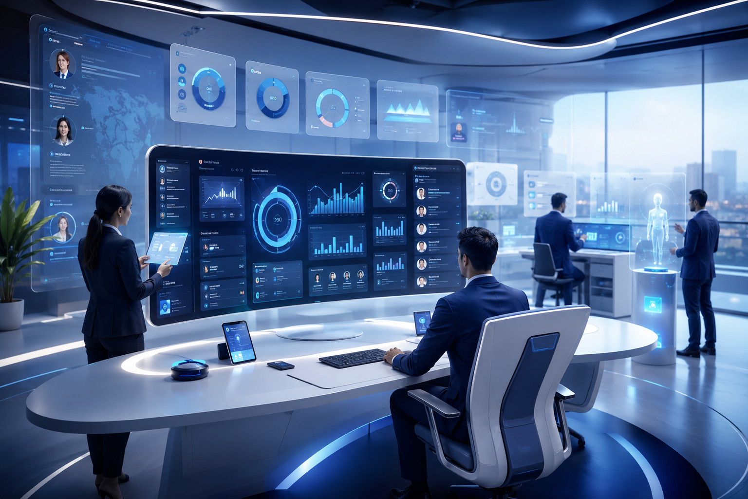UltraXpert CRM dashboard with auto dialer and analytics